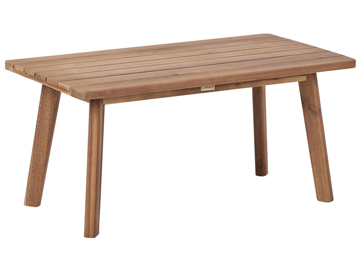 Arenella Garden Lounge Set with Table 4 Seater Certified Acacia Wood Light Beige