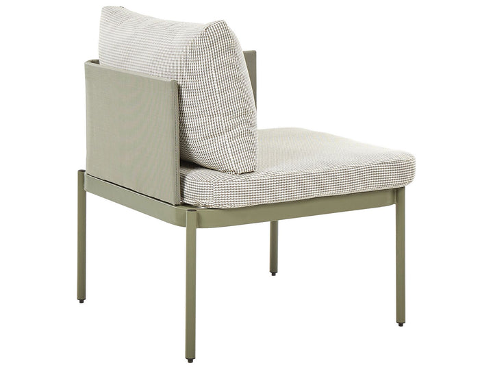 Terracina Garden Lounge Set with Table 2 Seater Metal Olive Green