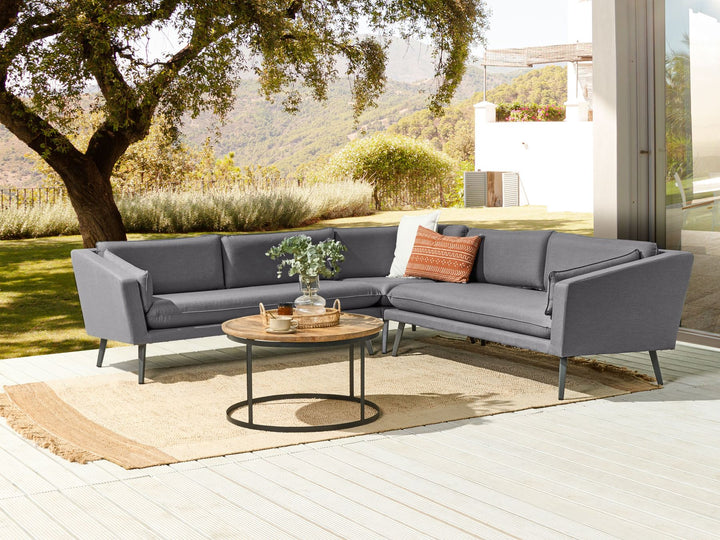Loretello Garden Corner Sofa 5 Seater Grey