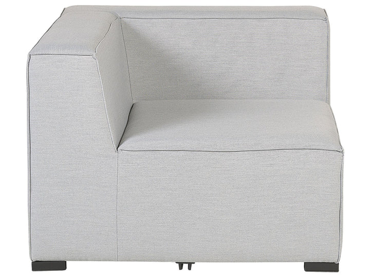 Arezzo Garden Sofa with Ottoman 4 Seater Modular Light Grey