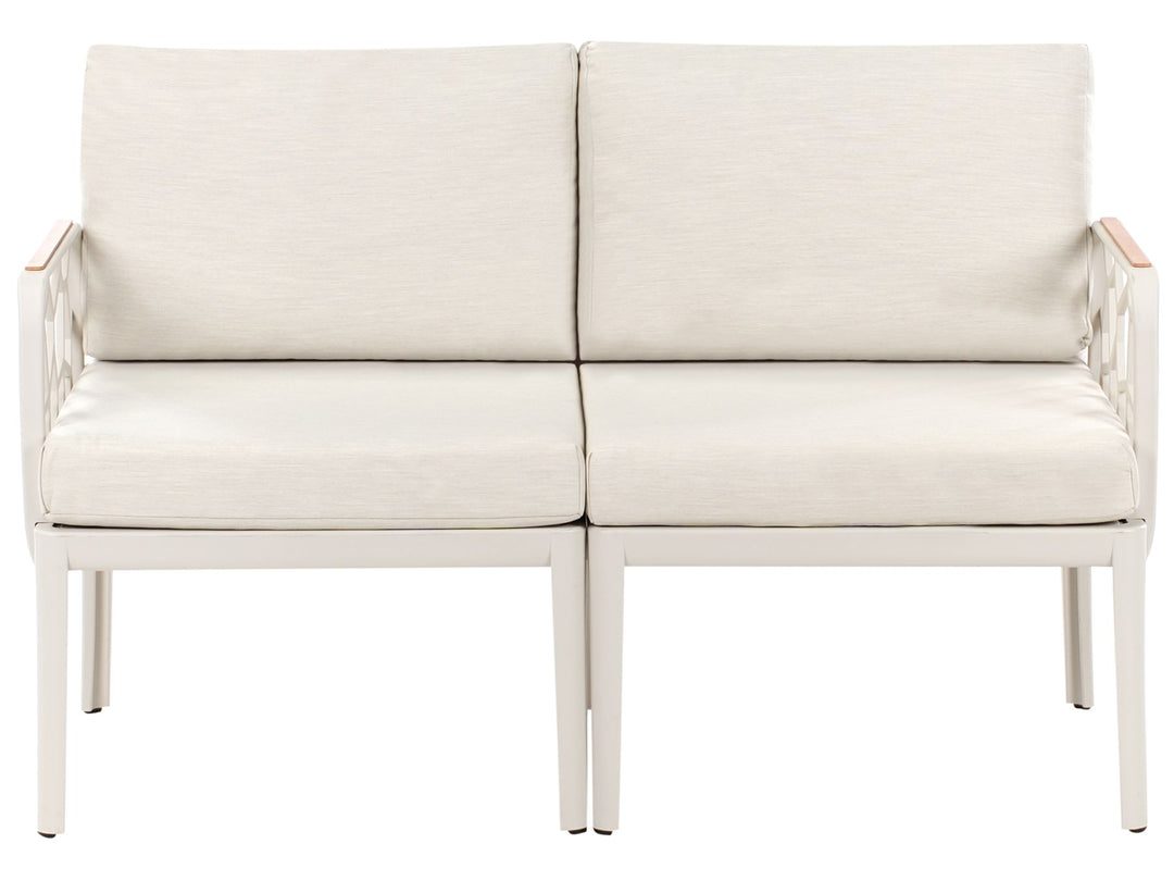 Eriche Garden Sofa Set 4 Seater Light Beige