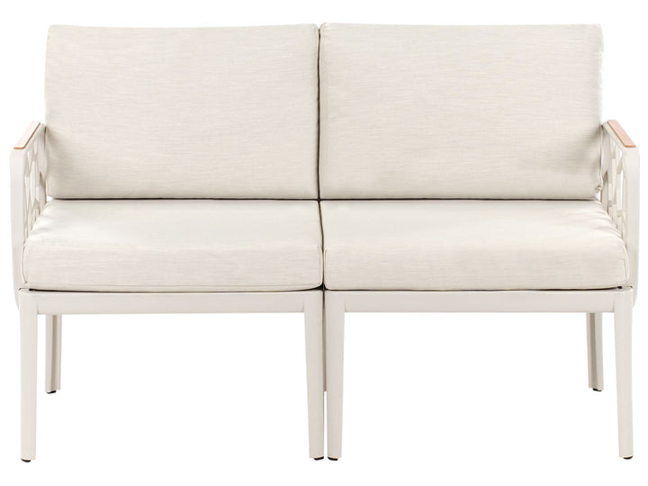 Eriche Garden Sofa Set 4 Seater Light Beige