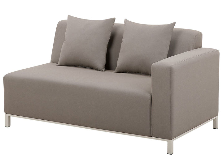 Belize Garden Corner Sofa with Table 5 Seater Right Hand Modular Beige