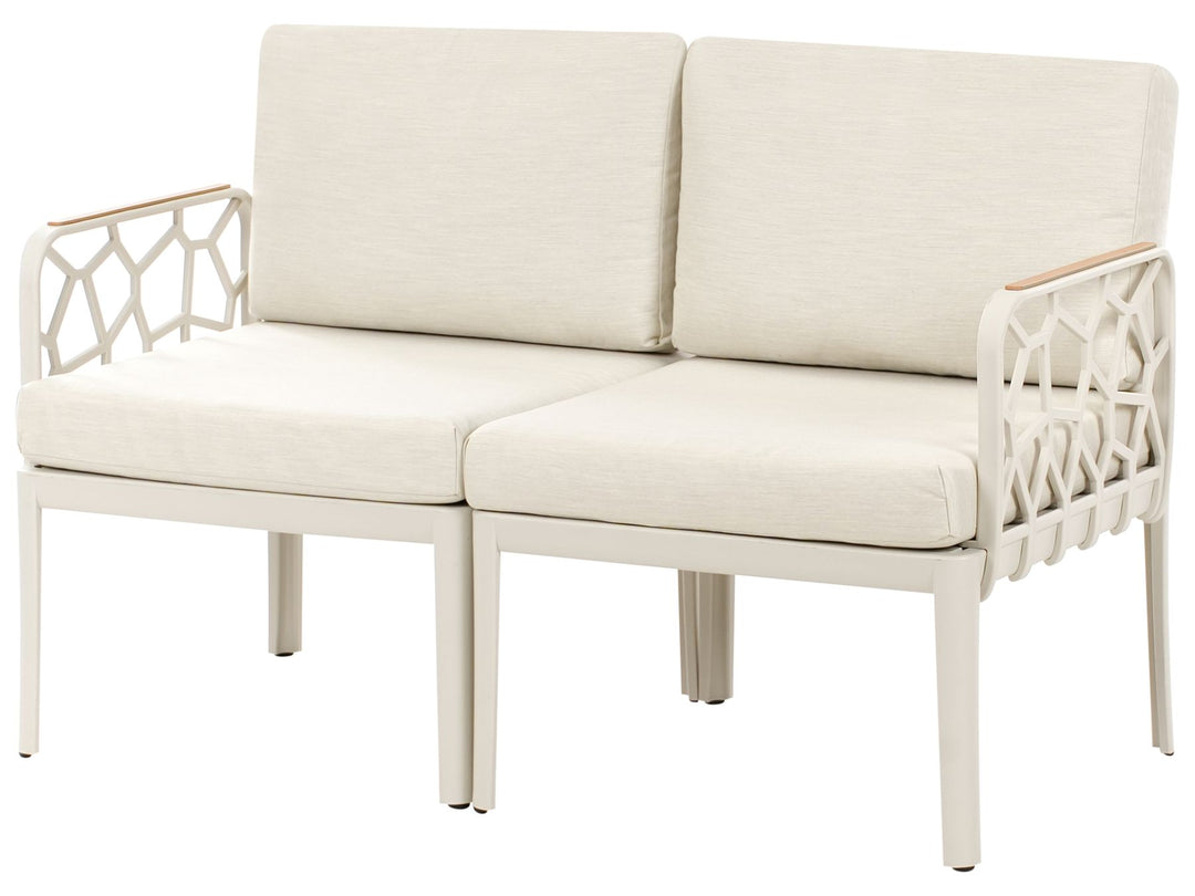Eriche Garden Sofa Set 4 Seater Light Beige
