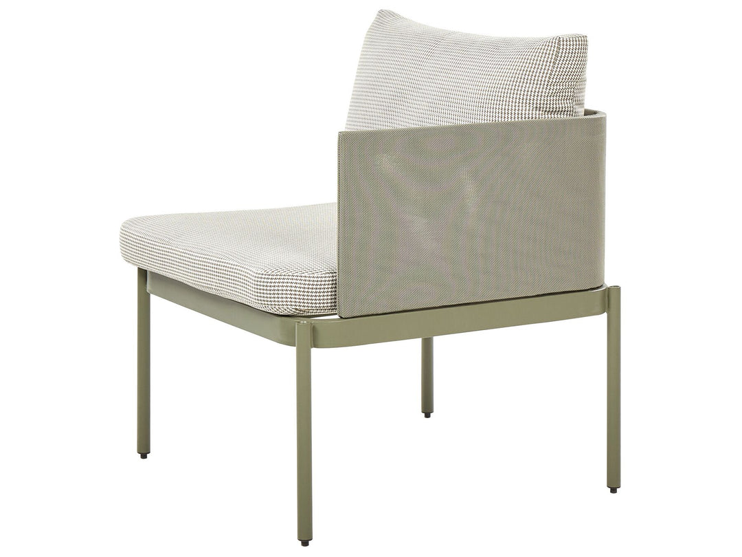 Terracina Garden Lounge Set with Table 2 Seater Metal Olive Green