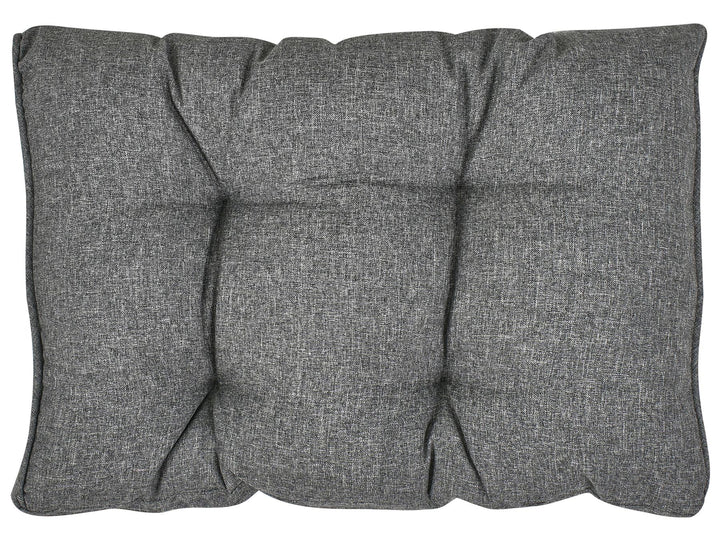 Viterbo 8 Seater PE Rattan Garden Corner Sofa with Bench Grey