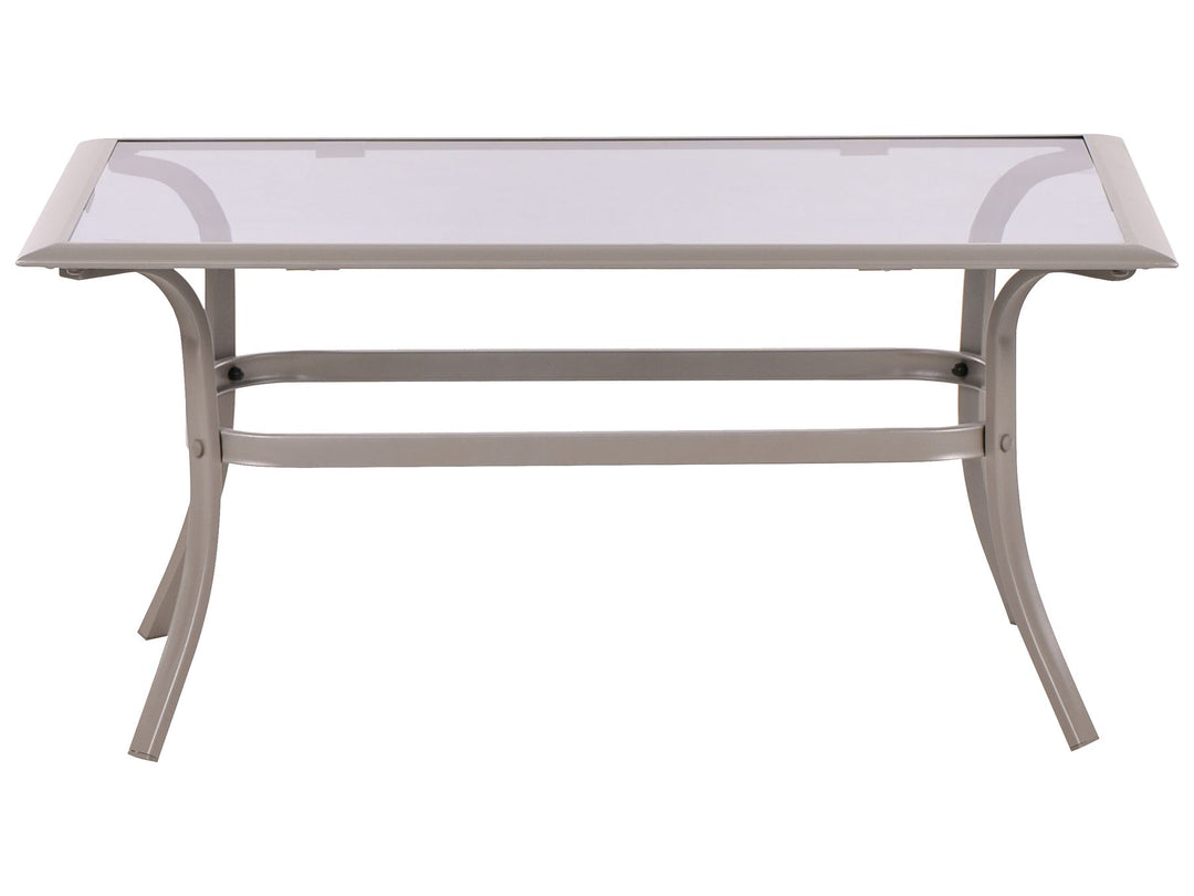 Mestrino Garden Lounge Set with Table 4 Seater Metal Beige