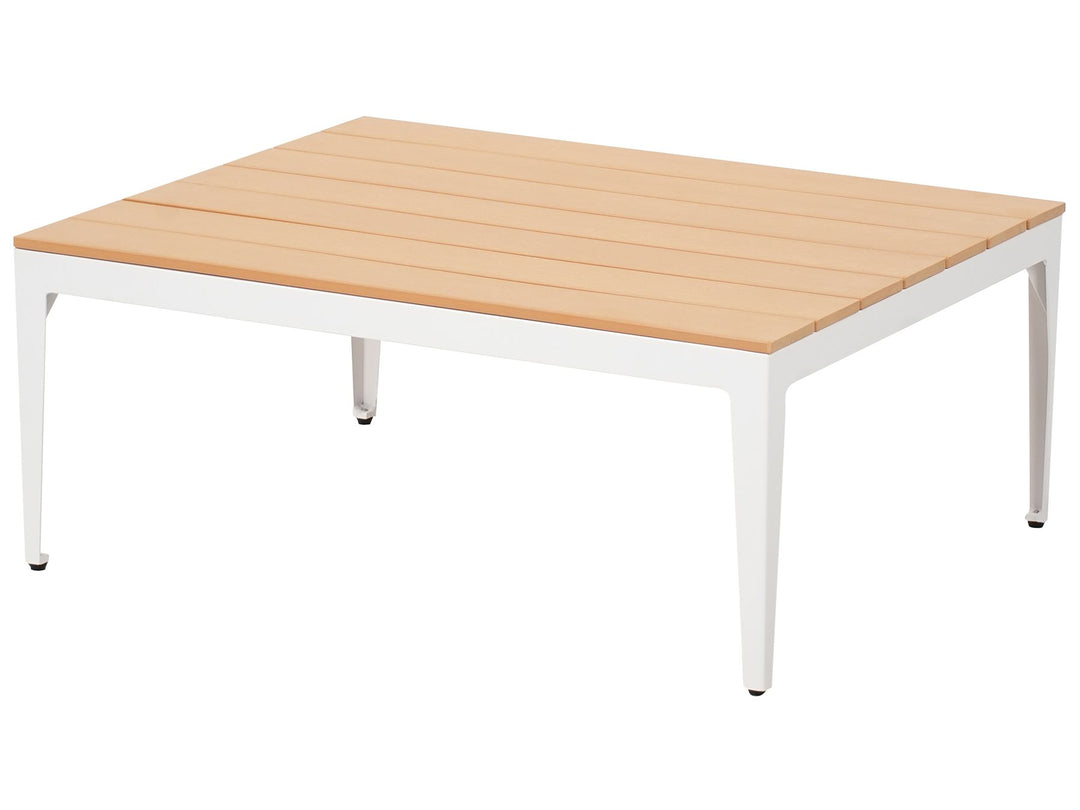 Positano Garden Corner Sofa with Table 5 Seater Off-White