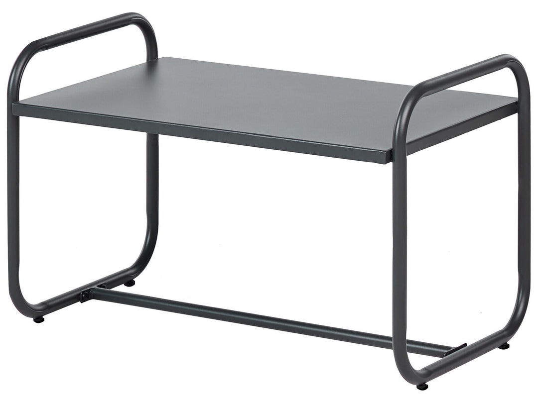 Vezzana Garden Lounge Set with Table 4 Seater Metal Grey