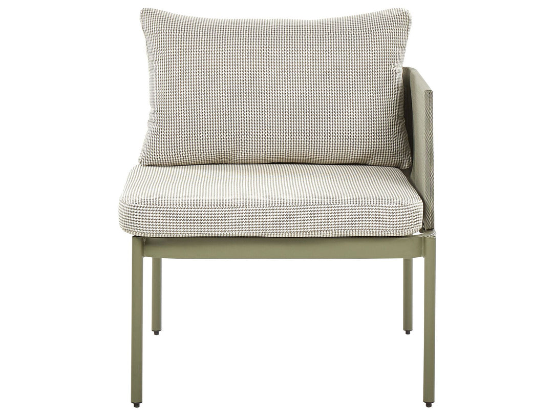 Terracina Garden Lounge Set with Table 2 Seater Metal Olive Green