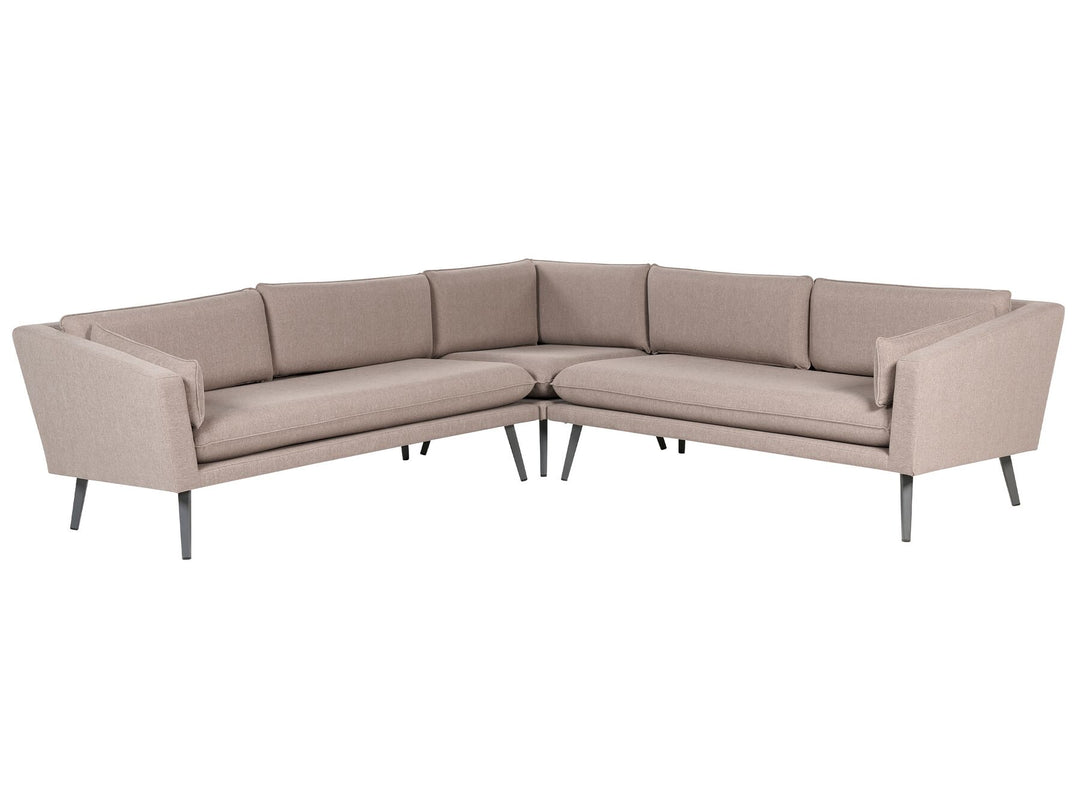 Loretello Garden Corner Sofa 5 Seater Beige