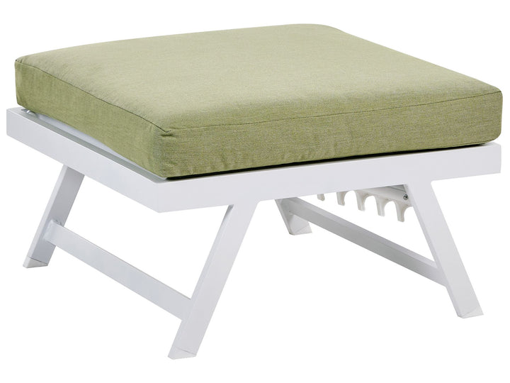 Coccorino Garden Corner Sofa with Table 5 Seater Metal Green