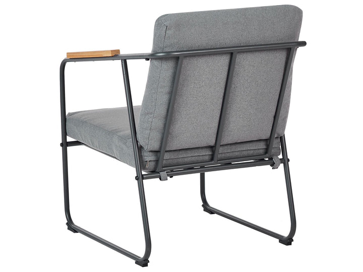 Vezzana Garden Lounge Set with Table 4 Seater Metal Grey