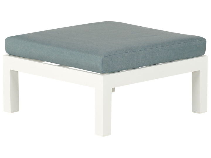 Messina Garden Corner Sofa with Table 5 Seater Left Hand Metal Green