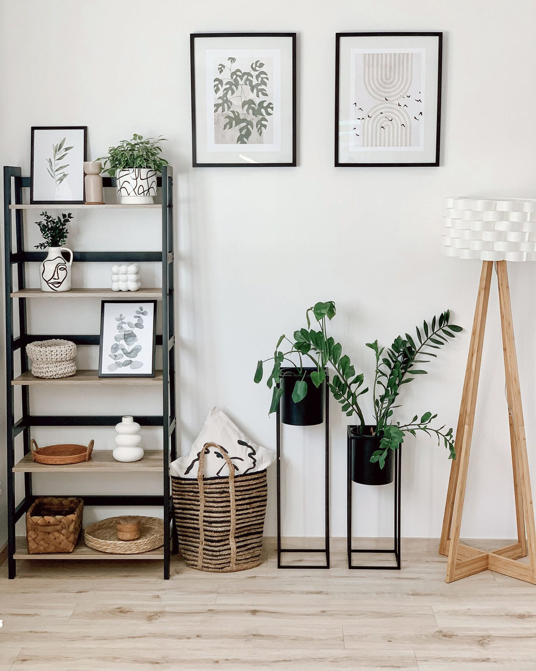 5 Tier Shelving Unit 163 cm Black Yaelle