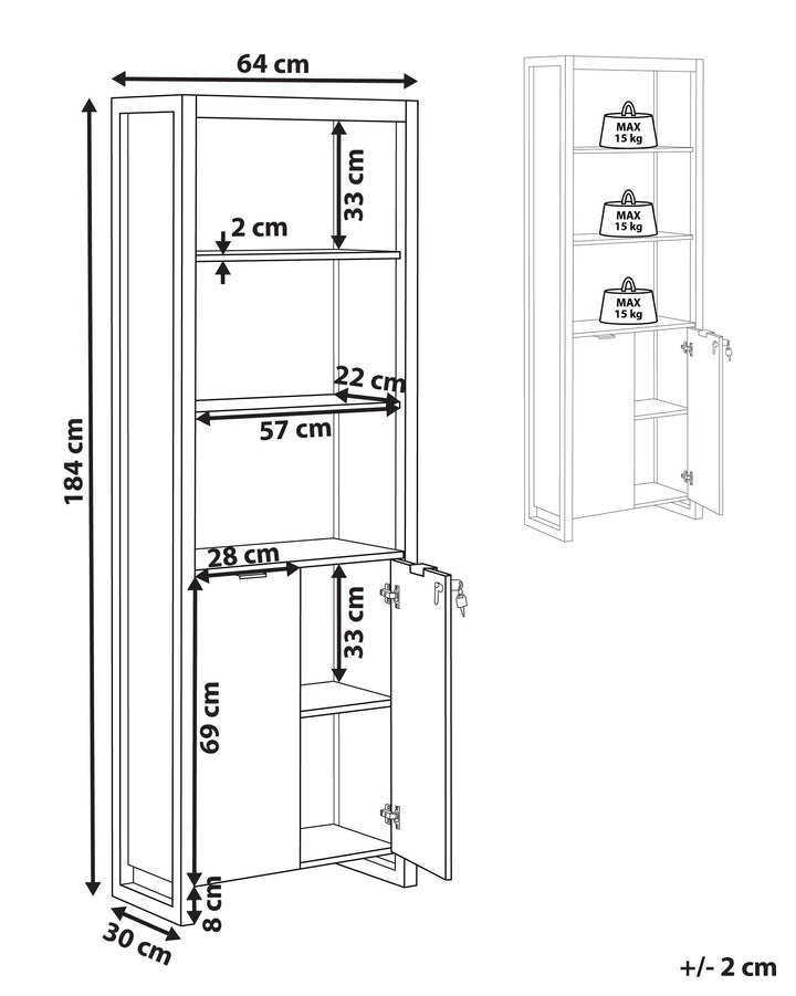 Bookcase White Lily