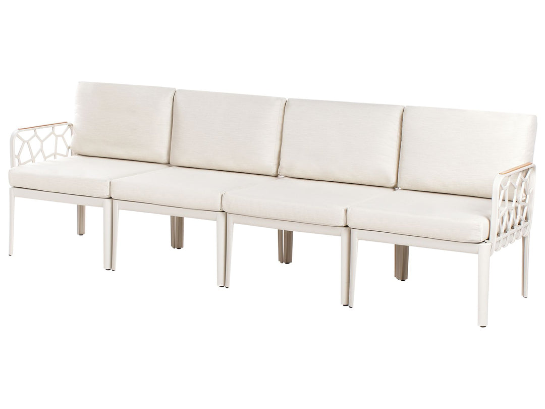 Eriche Garden Sofa Set 4 Seater Light Beige