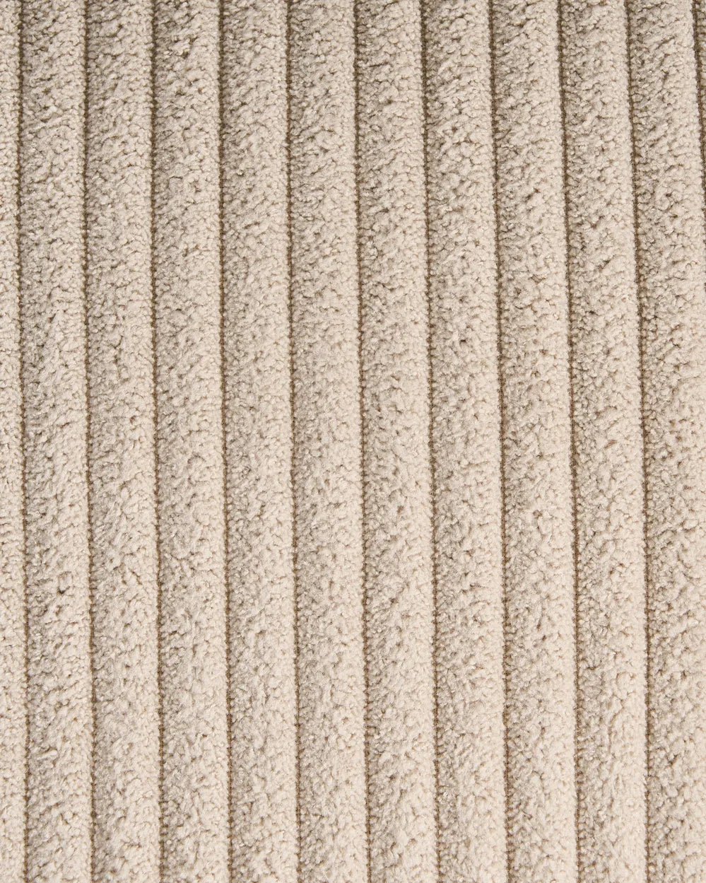 Set of 2 Armchairs Corduroy Beige Esly