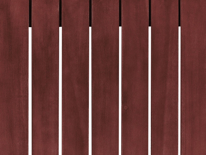 Trani Garden Sofa 3 Seater Modular Certified Acacia Wood Dark Red