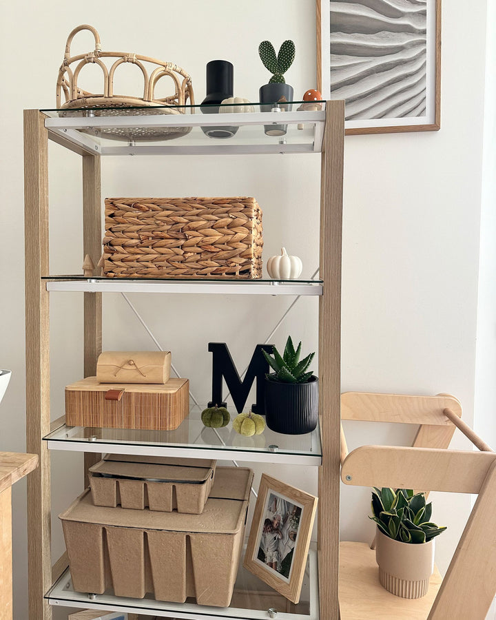 4 Tier Shelving Unit 152 cm White Meaghan