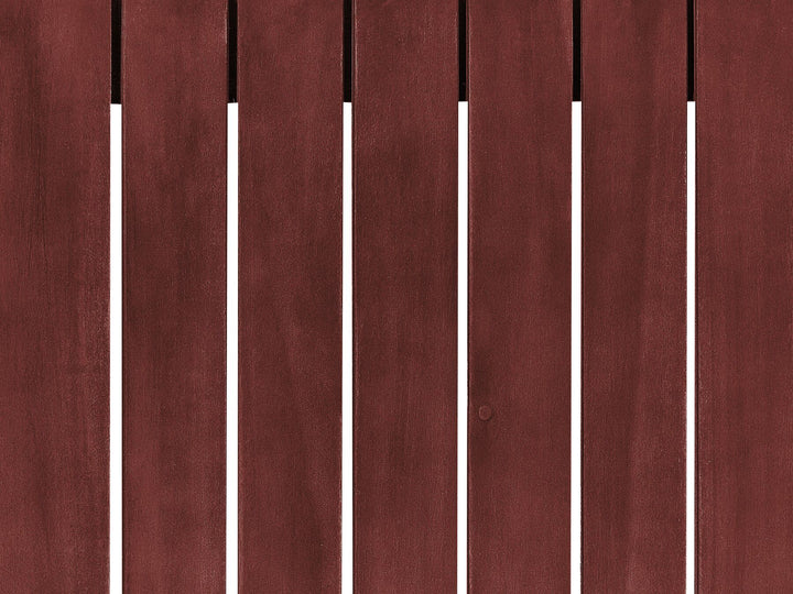 Timor Garden Sofa 2 Seater Modular Certified Acacia Wood Dark Red