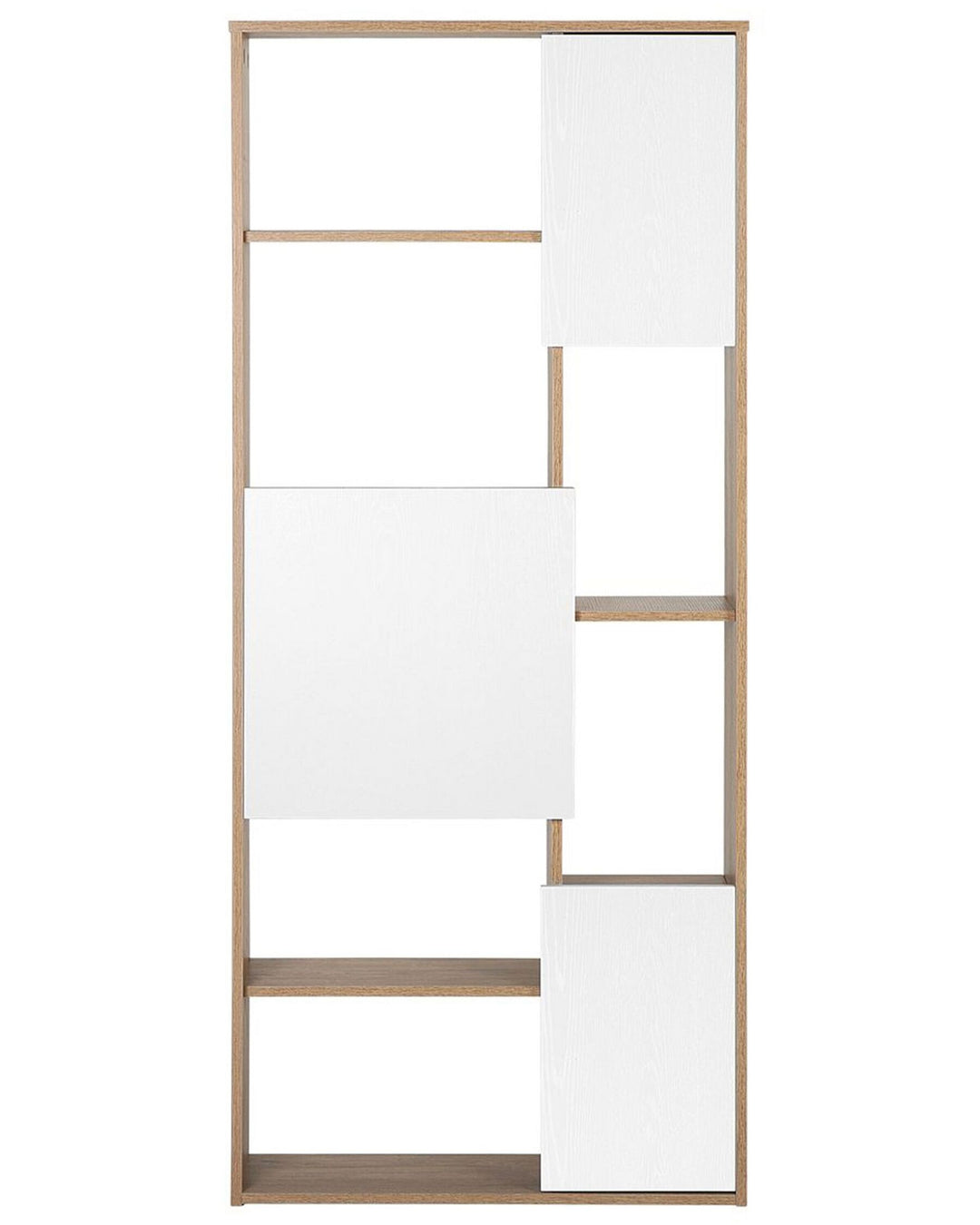 Isabel Shelving Unit 175 cm Dark Brown/ White Grada