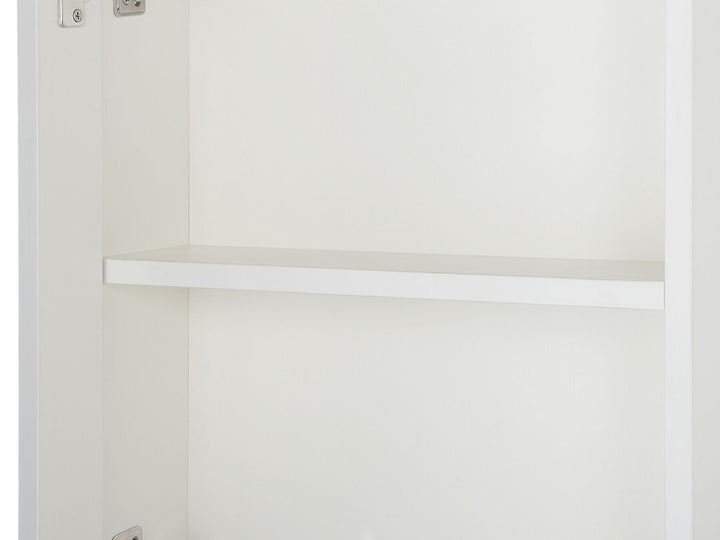 Bathroom Wall Mounted Mirror Cabinet 40 cm 60 cm White Primavera