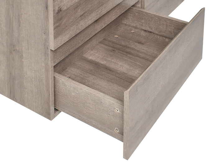 Wall Mounted Double Basin Vanity Unit 120 cm 52 cm Taupe Viedma