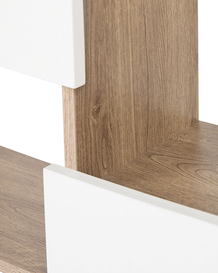 Isabel Shelving Unit 175 cm Dark Brown/ White Grada