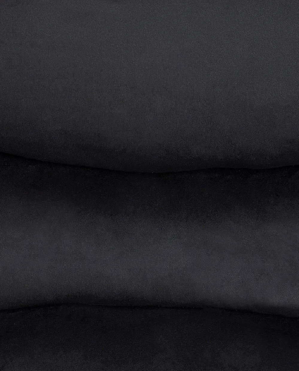 Recliner Chair With Footrest Velvet Black Gail