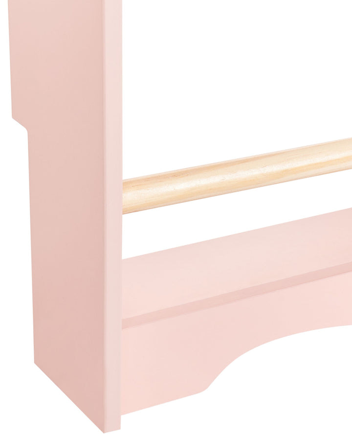 Sonya Wall Bookshelf Engineered Wood 100 cm Pastel Pink