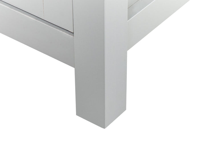 4 Tier Bookcase 180 cm Light Grey Jazmyne