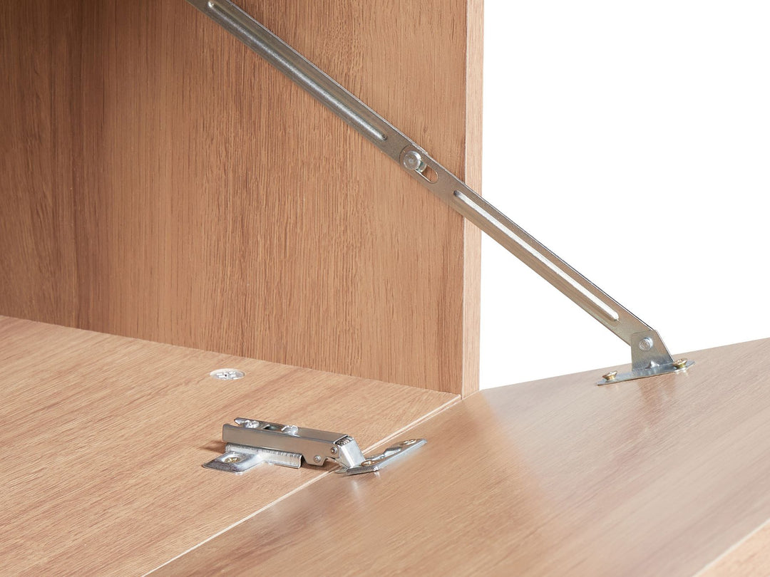 Wall Mounted Washbasin Cabinet 60 cm Light Brown Natal