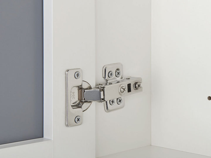 Bathroom Wall Mounted Mirror Cabinet 40 cm 60 cm White Primavera