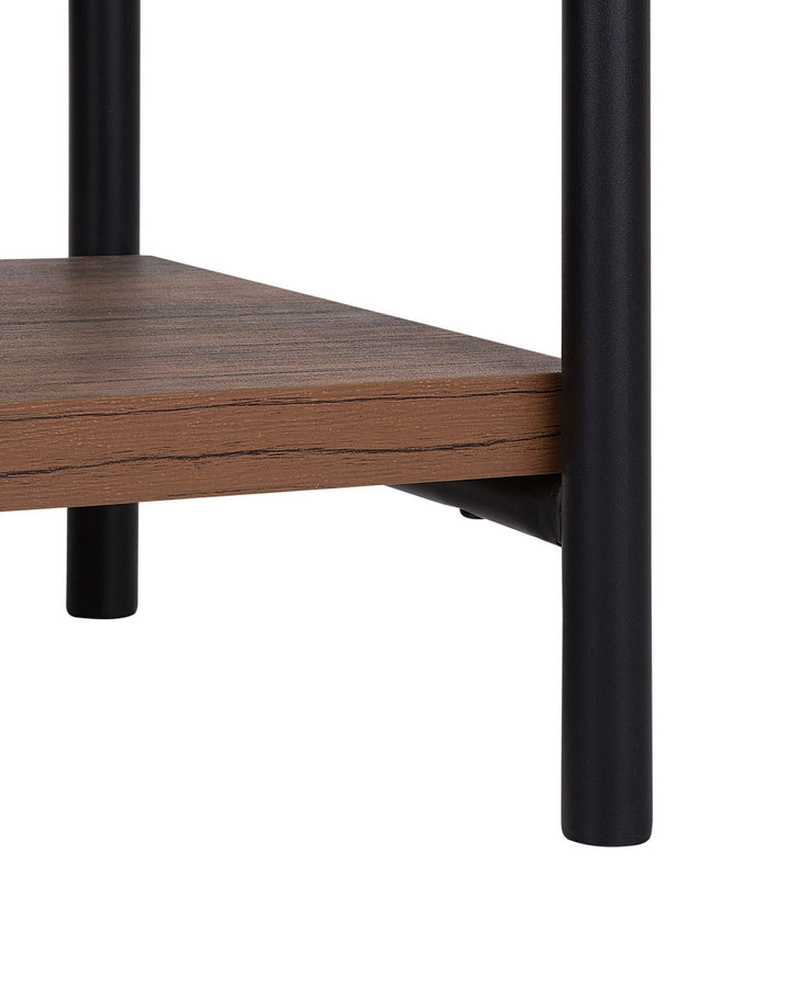 Aldea 4 Tier Shelving Unit 160 cm Dark Brown Brisbane