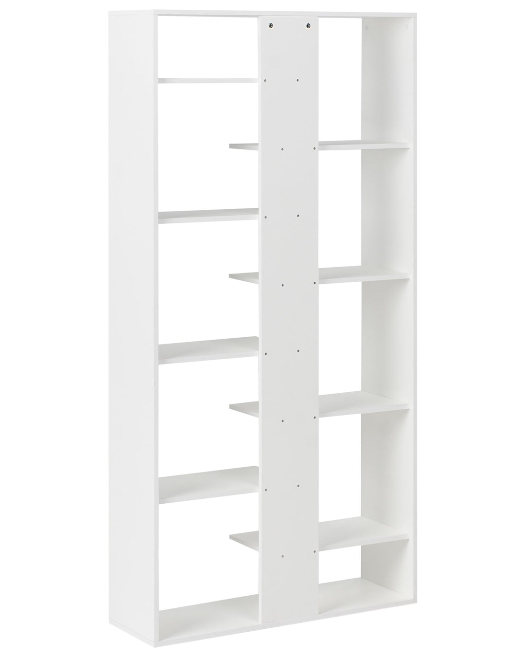 8 Tier Bookcase 180 cm White Lorayn