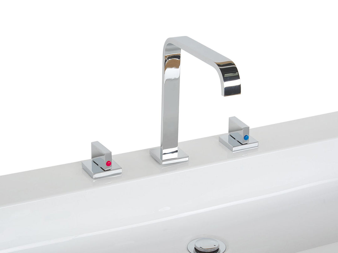 Bathroom Vanity Set 101 cm 48 cm Beige Almeria