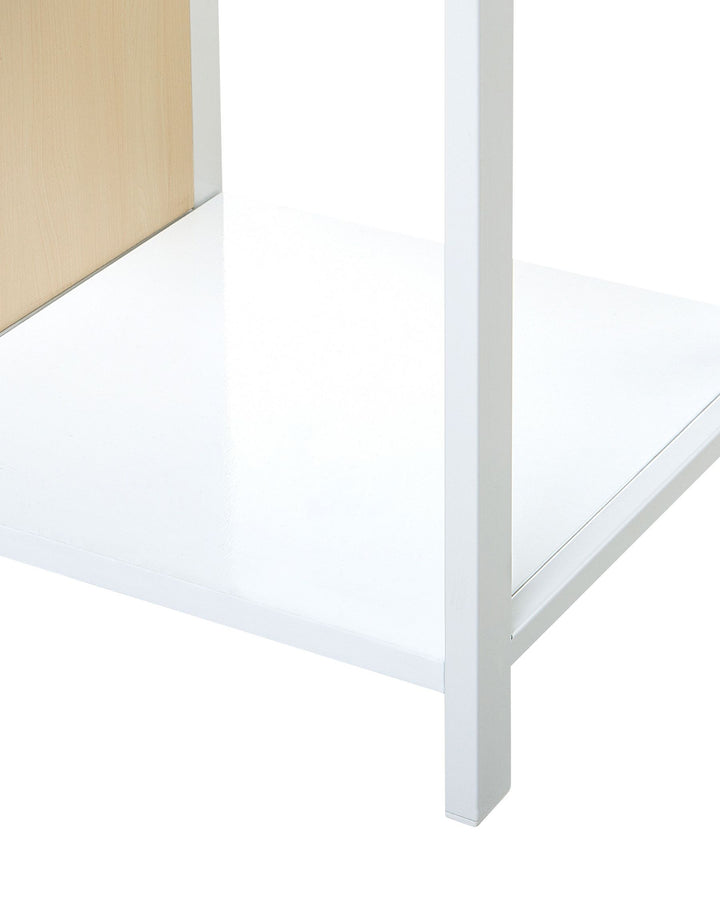 5 Tier Shelving Unit 165 cm White Alonzo
