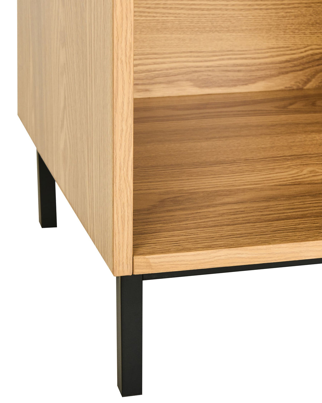 4 Tier Shelving Unit 175 cm Light Brown Skodak
