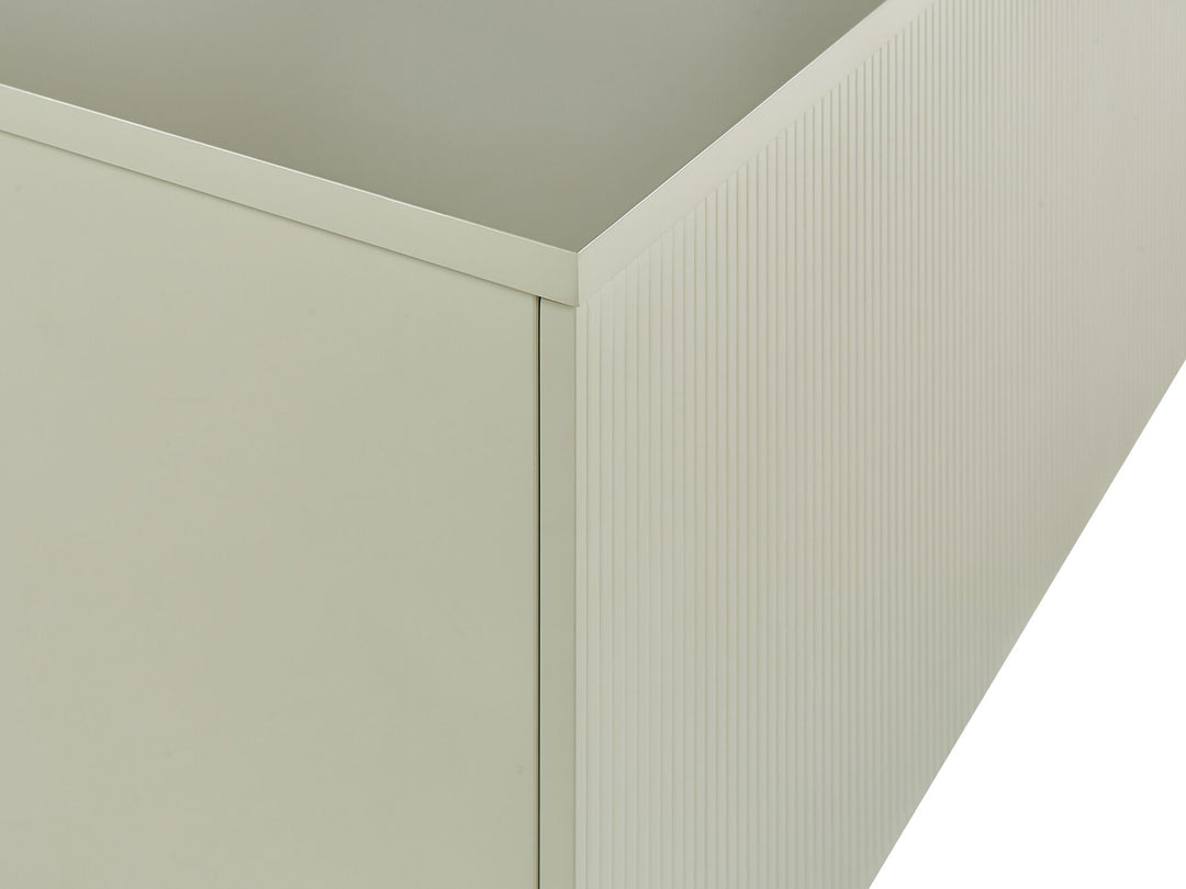 Wall Mounted Washbasin Cabinet 80 cm Light Green  Alzira
