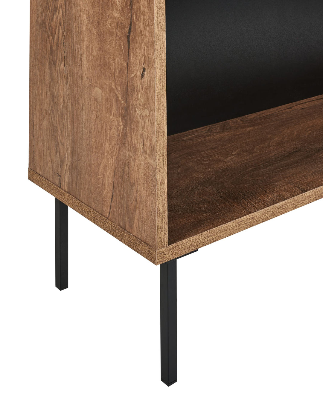 4 Tier Bookcase 140 cm Dark Brown Verdon