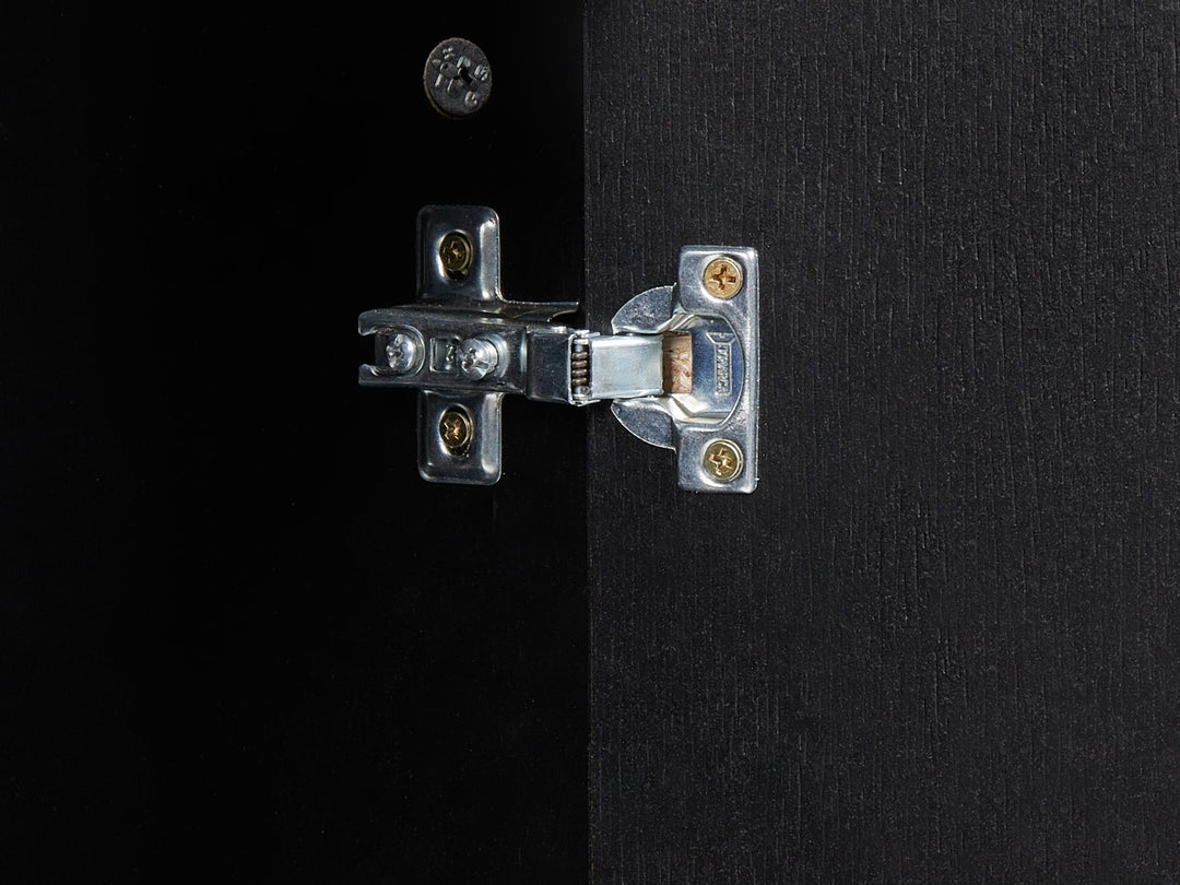 Wall Mounted Washbasin Cabinet 45 cm Black Limeria