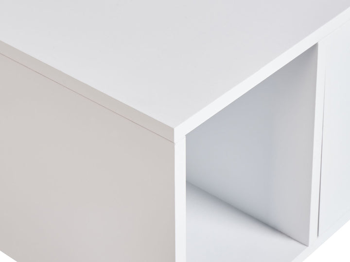 Wall Mounted Washbasin Cabinet 80 cm White Cascavel