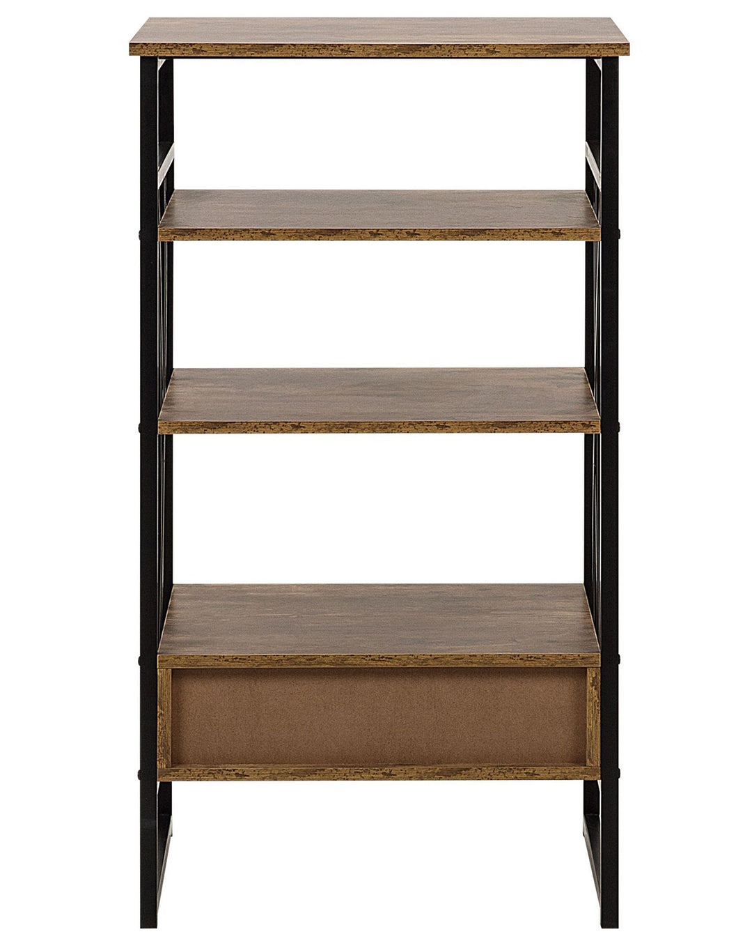3 Tier Shelving Unit 101 cm Dark Brown Lucia