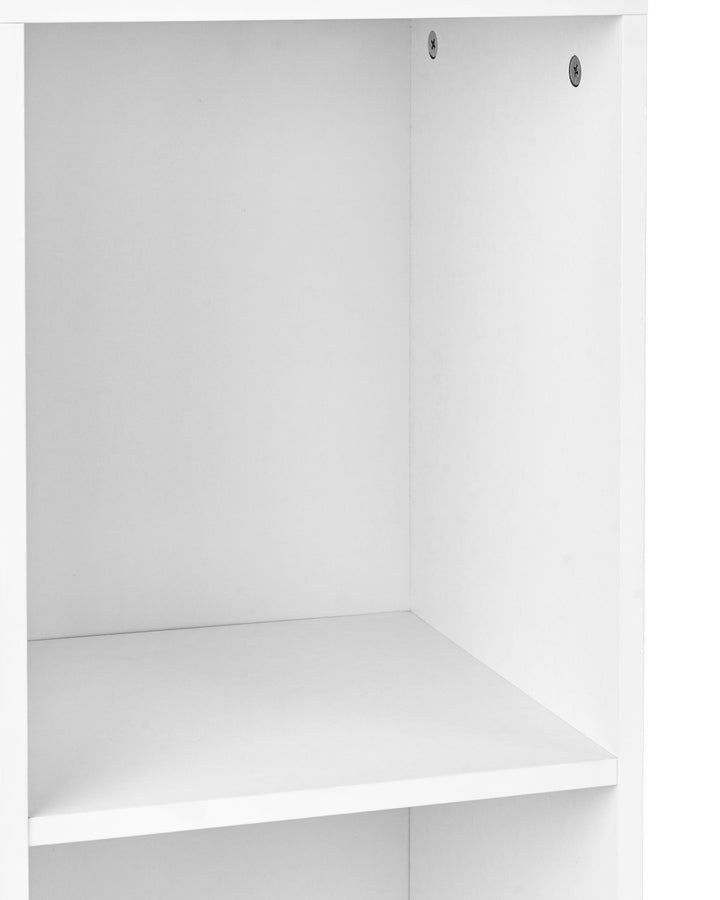 4 Tier Bookcase 143 cm White Rikiah