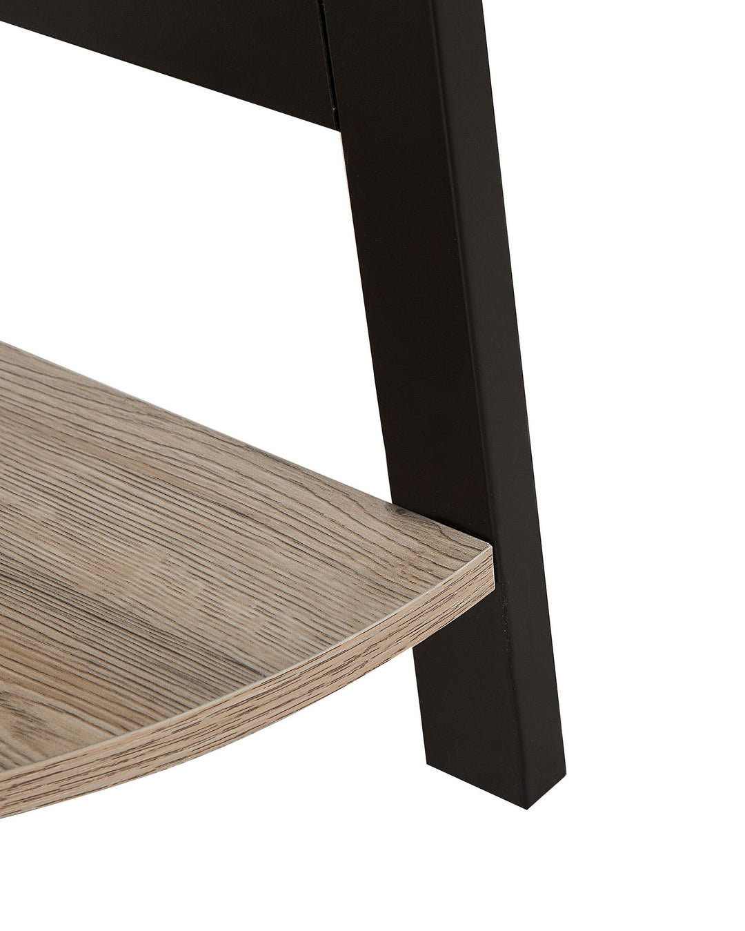 Corner 5 Tier Shelving Unit 163 cm Black Trisha