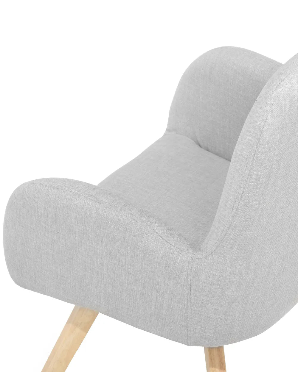 Armchair Fabric Light Grey Katherline