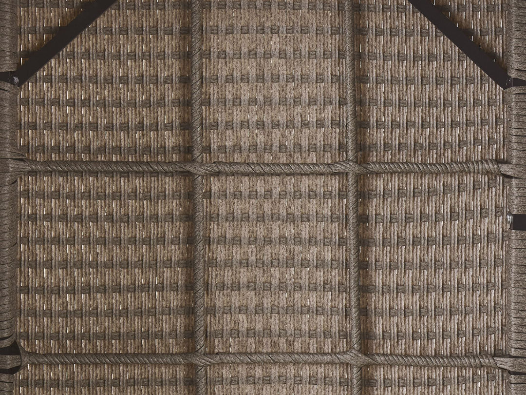 Bardi Garden Lounge Set with Table and Ottoman 5 Seater with Cushions PE Rattan Taupe