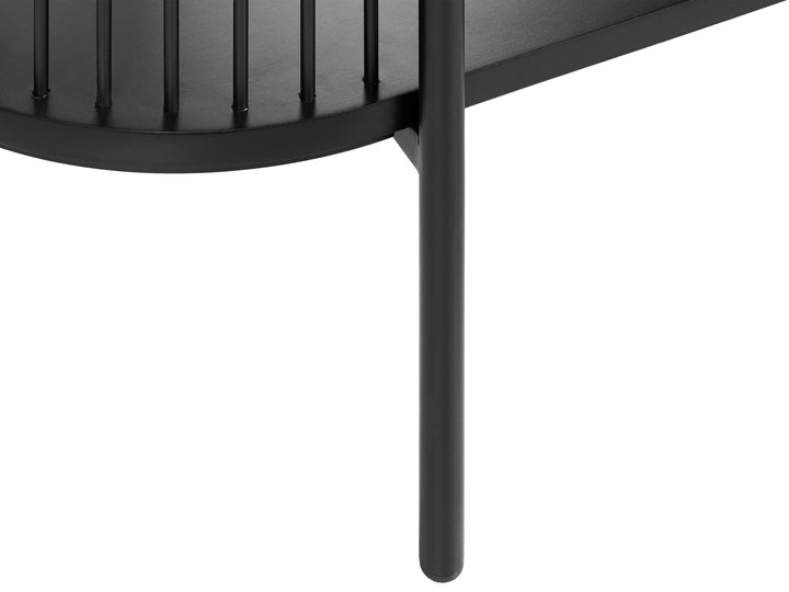 Birkin 3 Tier Shelving Unit 151 cm Black Birson