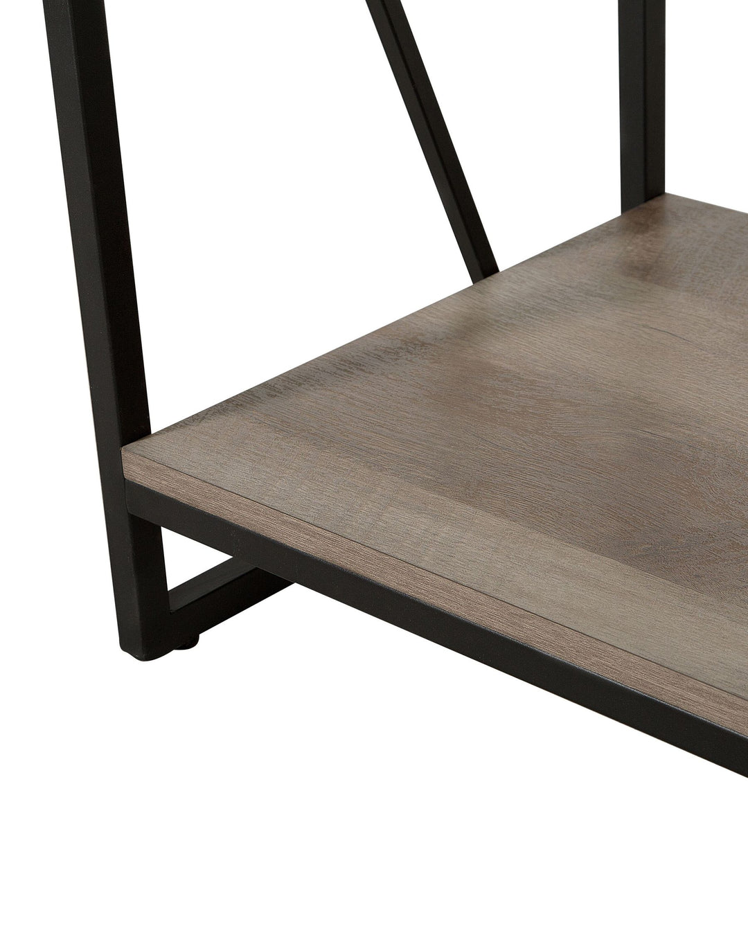 4 Tier Bookcase 143 cm Brown/ Black Resty